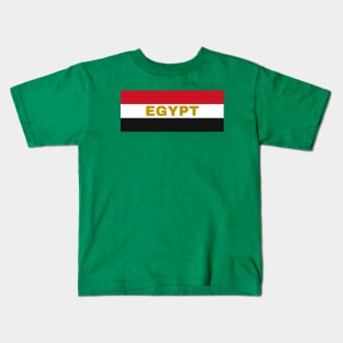 Egypt in Egyptian Flag Colors Kids T-Shirt